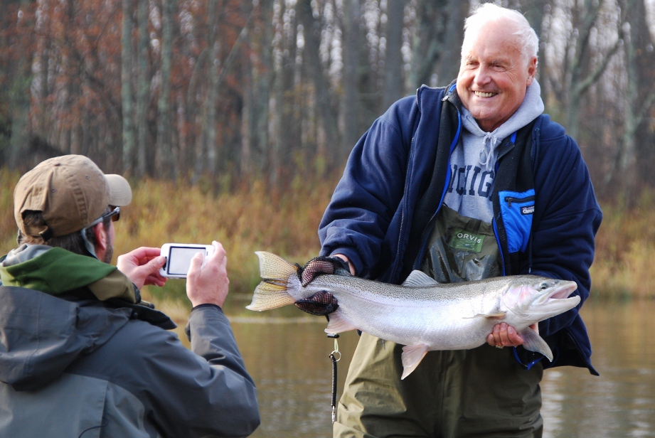 Book Fly Fishing Guide Trips Traverse City, Michigan Current Works Guide Service