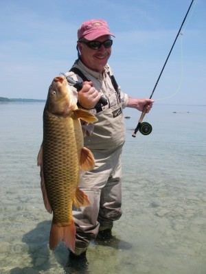 Carp Fly Fishing - West and East Grand Traverse Bay