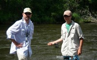 Introduce Fly Fishing -Father and Son