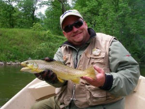 Lower Manistee River Trout Fishing