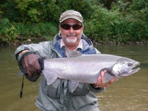Betsie River Coho Salmon Fly Fishing Northern Michigan