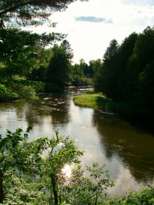 Upper Manistee River - CCC Bridge