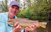 Trout Fishing Manistee River near Traverse City Michigan