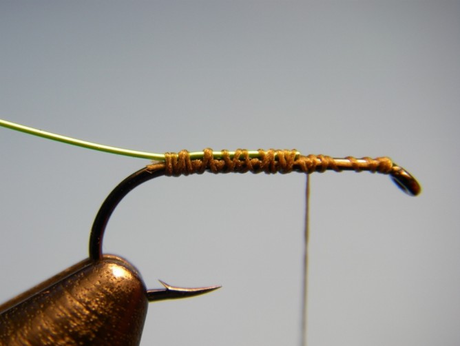 Green Butt Soft Hackle - Step 2