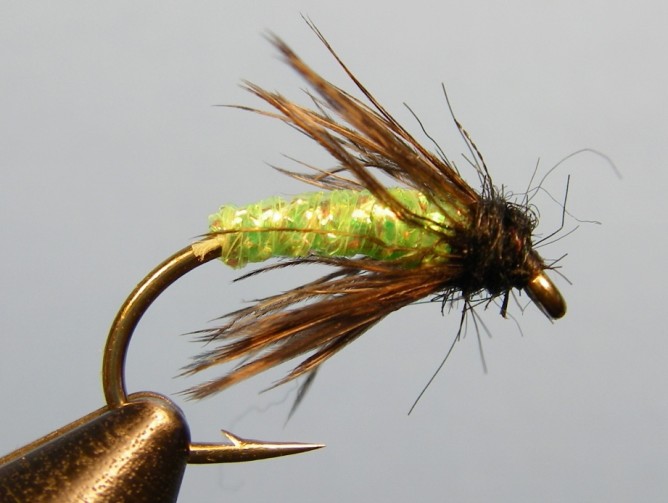 Green Caddis - Diamond Braid