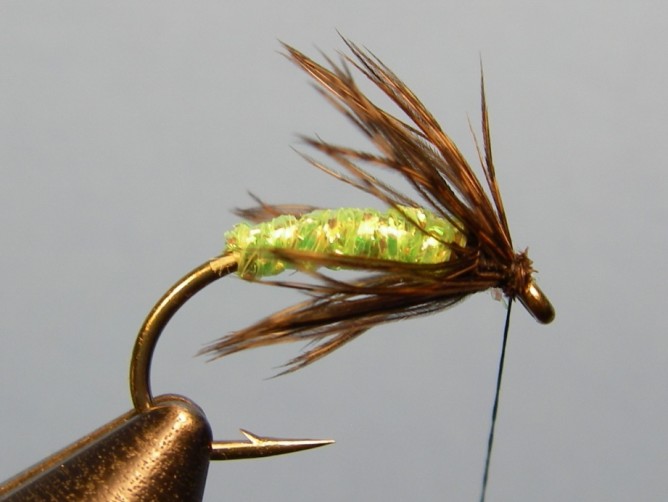 Green Caddis - Diamond Braid - Step 5