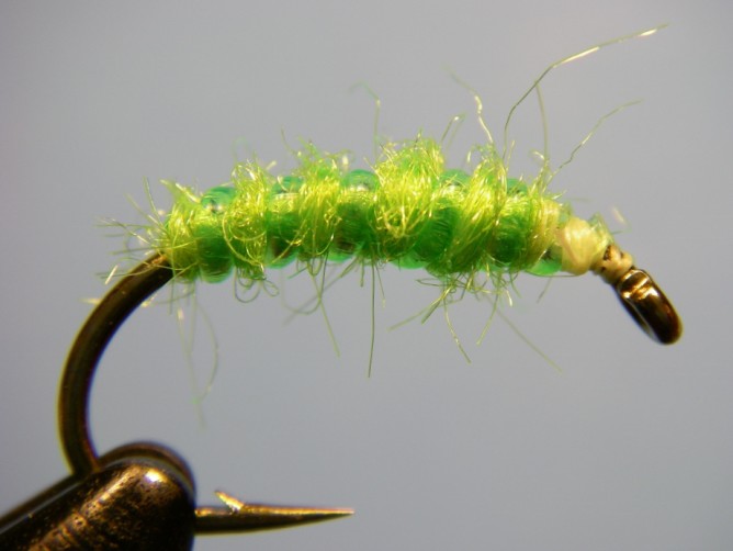 Green Caddis - Dubbed - Step 4