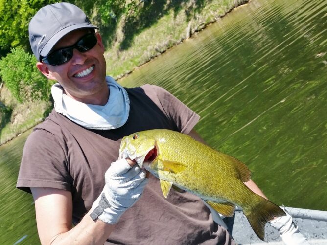 Bluegill and Bass - Smallmouth in Lakes