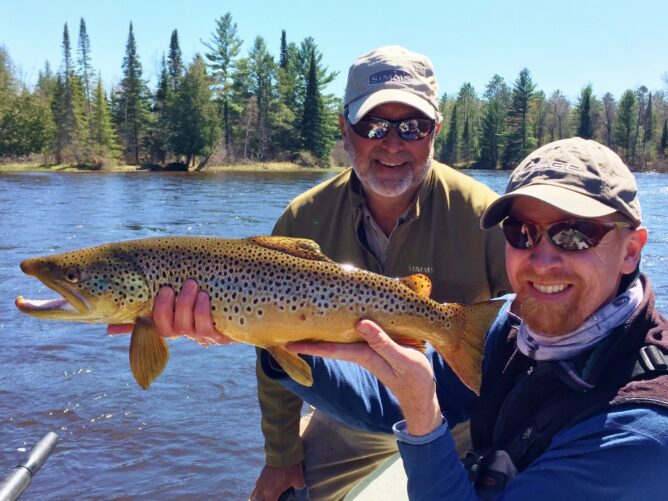Trout Fishing in Northern Michigan - Current Works Guide Service
