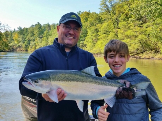 Gallery - Father and Son Steelhead FIshing