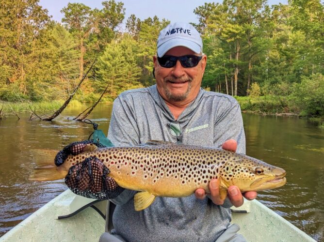 Upper Manistee River Dry Fly Fishing